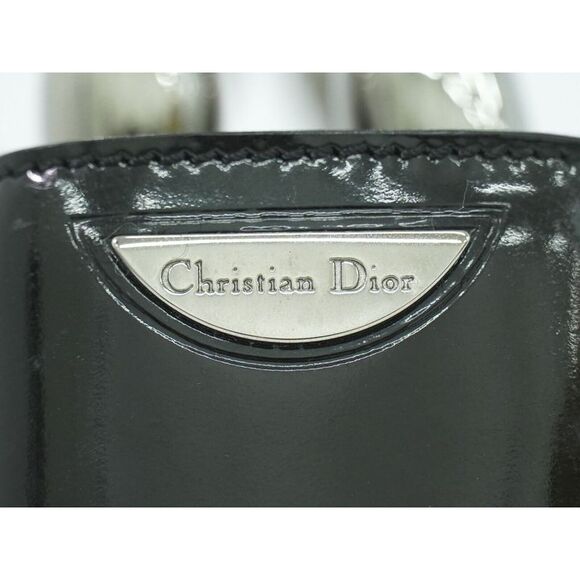 Dior Maris Pearl Black Patent Leather Handbag (Pre-Owned) - Picture 13 of 16